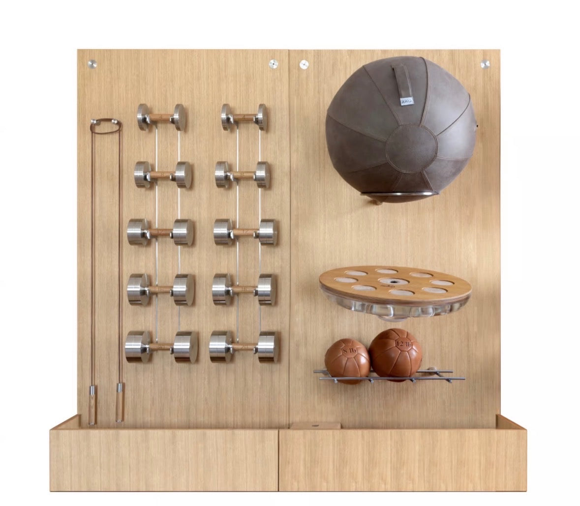Wall Built-In Luxury Weight Storage Rack